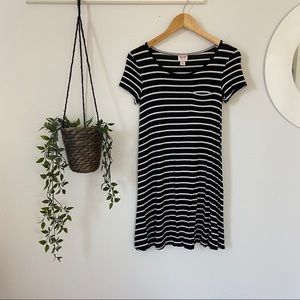 B&W T-Shirt Dress | Mossimo